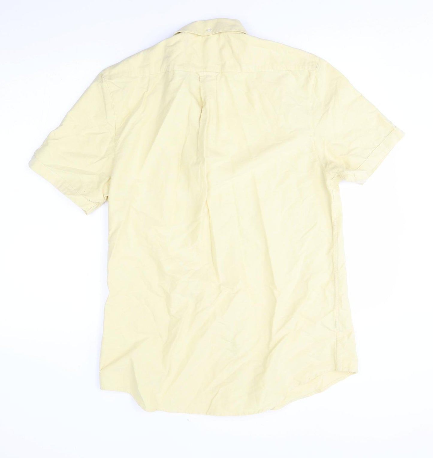 Farah Mens Yellow    Button-Up Size XL