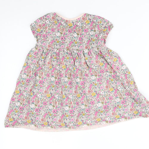 NEXT Girls Pink Floral  A-Line  Size 12-18 Months