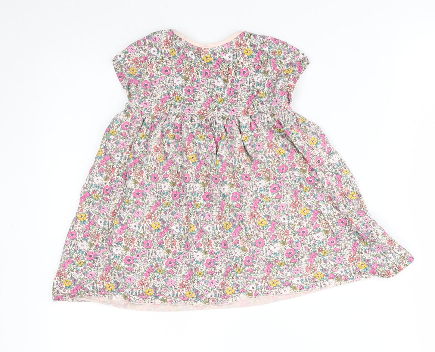 NEXT Girls Pink Floral  A-Line  Size 12-18 Months