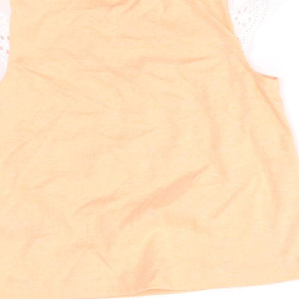 Nutmeg Girls Orange   Basic Blouse Size 6-9 Months