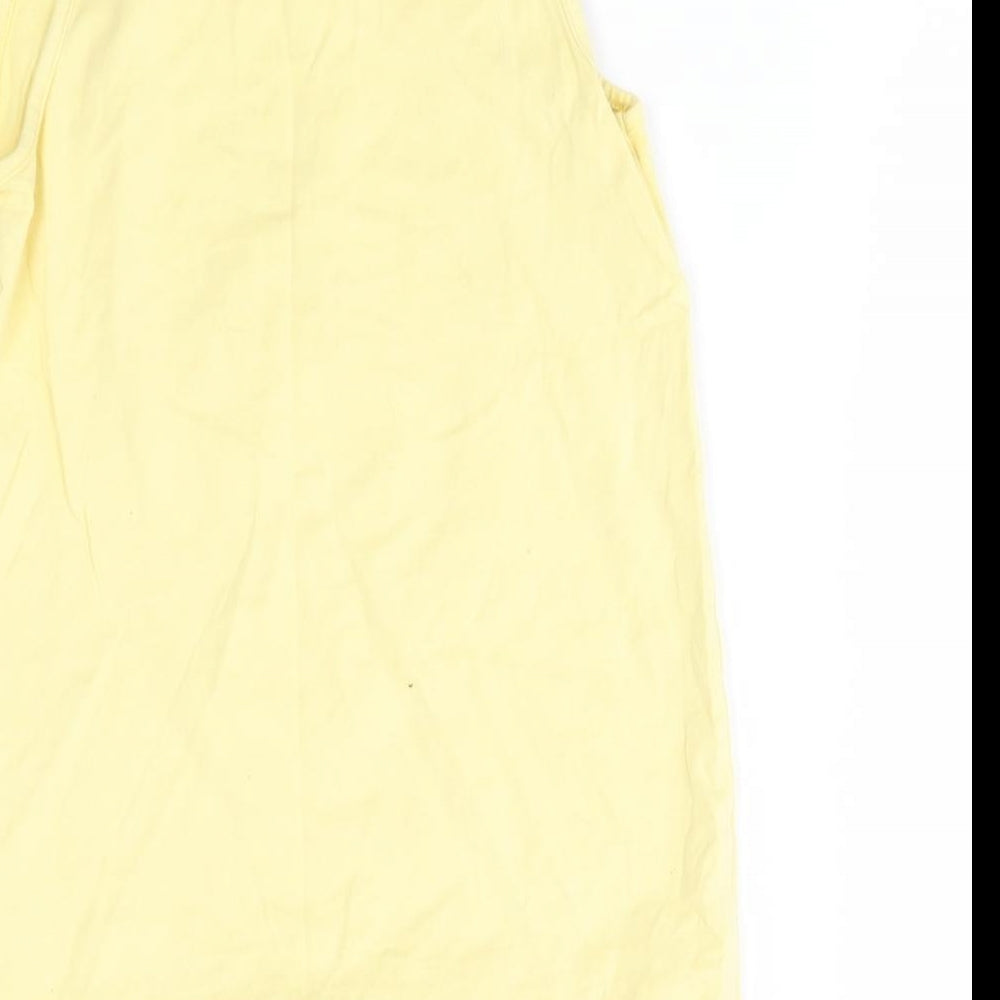 F&F Girls Yellow   Basic Tank Size 9-10 Years