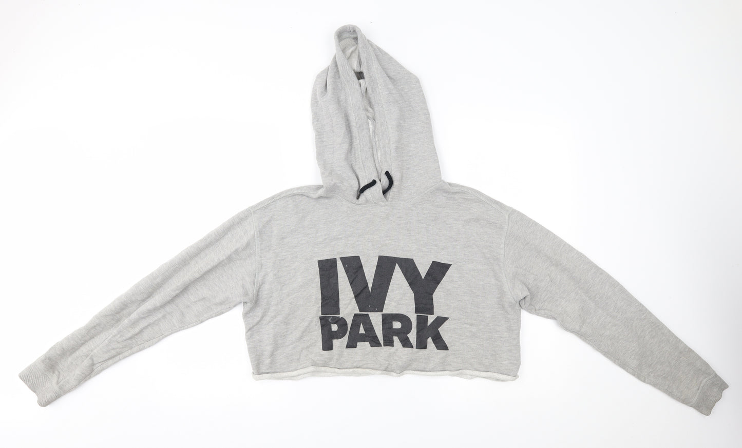 IVY PARK Womens Grey   Pullover Hoodie Size S  - cropped