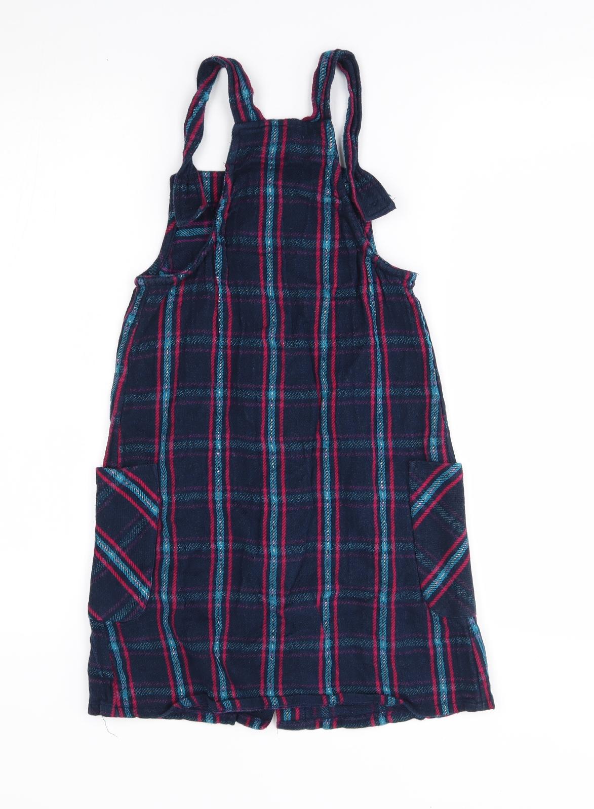 TU Girls Blue Plaid  Pencil Dress  Size 11 Years