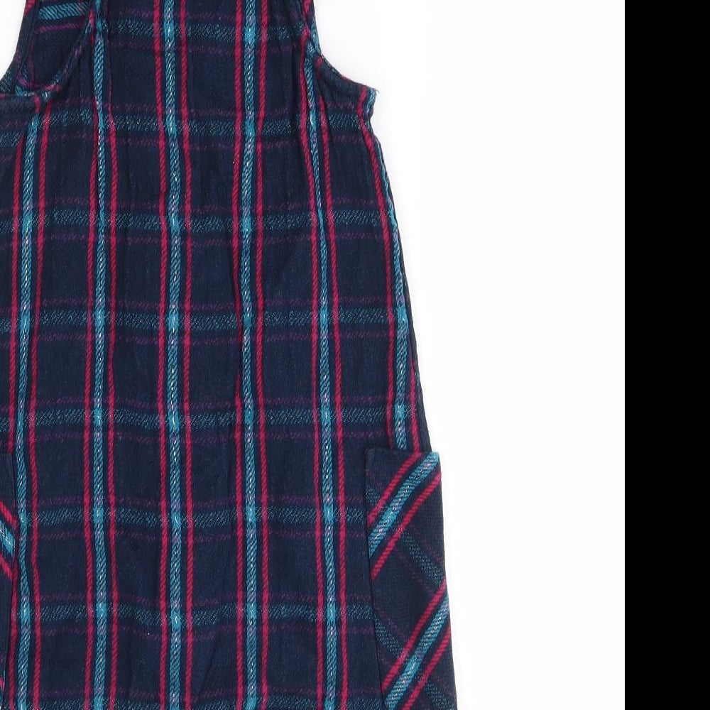 TU Girls Blue Plaid  Pencil Dress  Size 11 Years