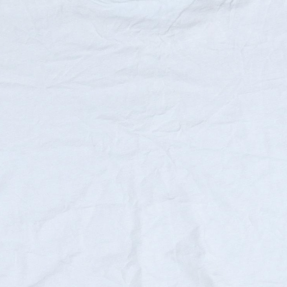 New Look Girls Blue   Basic T-Shirt Size 14-15 Years  - think happy :)