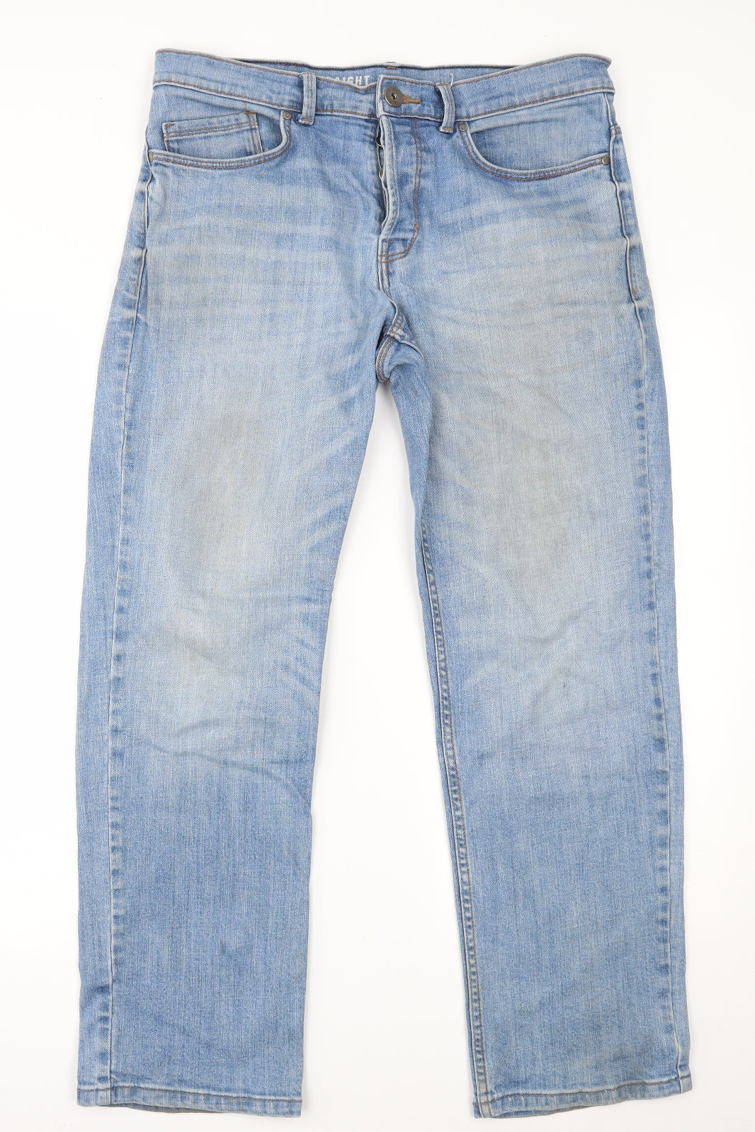 George Mens Blue   Straight Jeans Size 34 L29 in