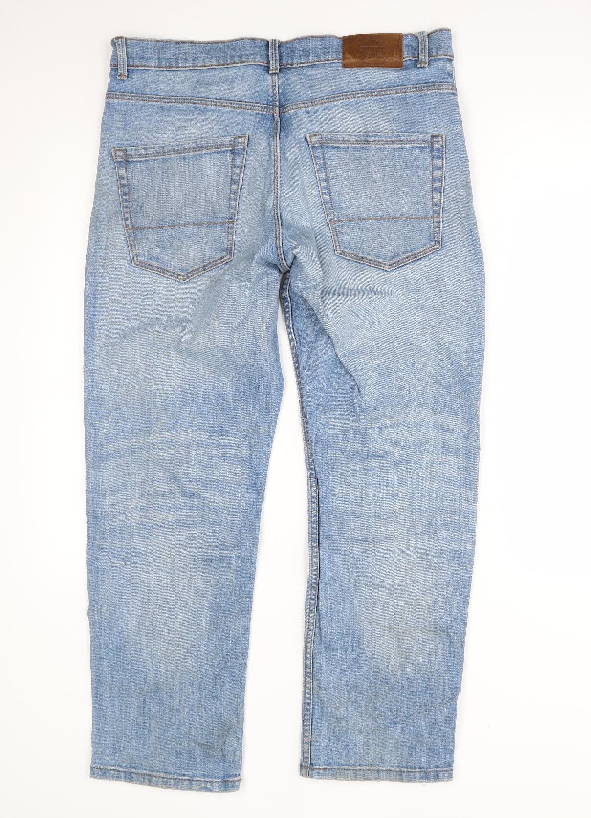 George Mens Blue   Straight Jeans Size 34 L29 in