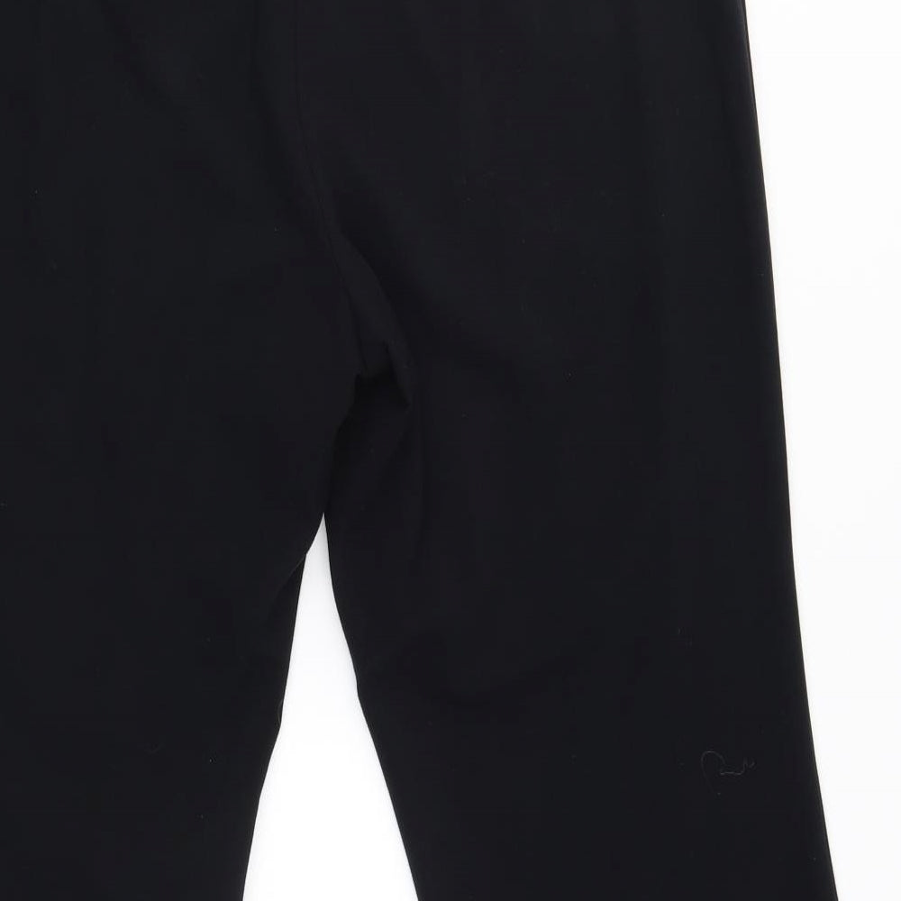 M&S Womens Black   Trousers  Size 16 L26 in