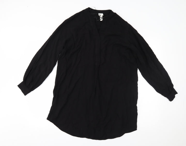 H&M Womens Black   T-Shirt Dress  Size XS