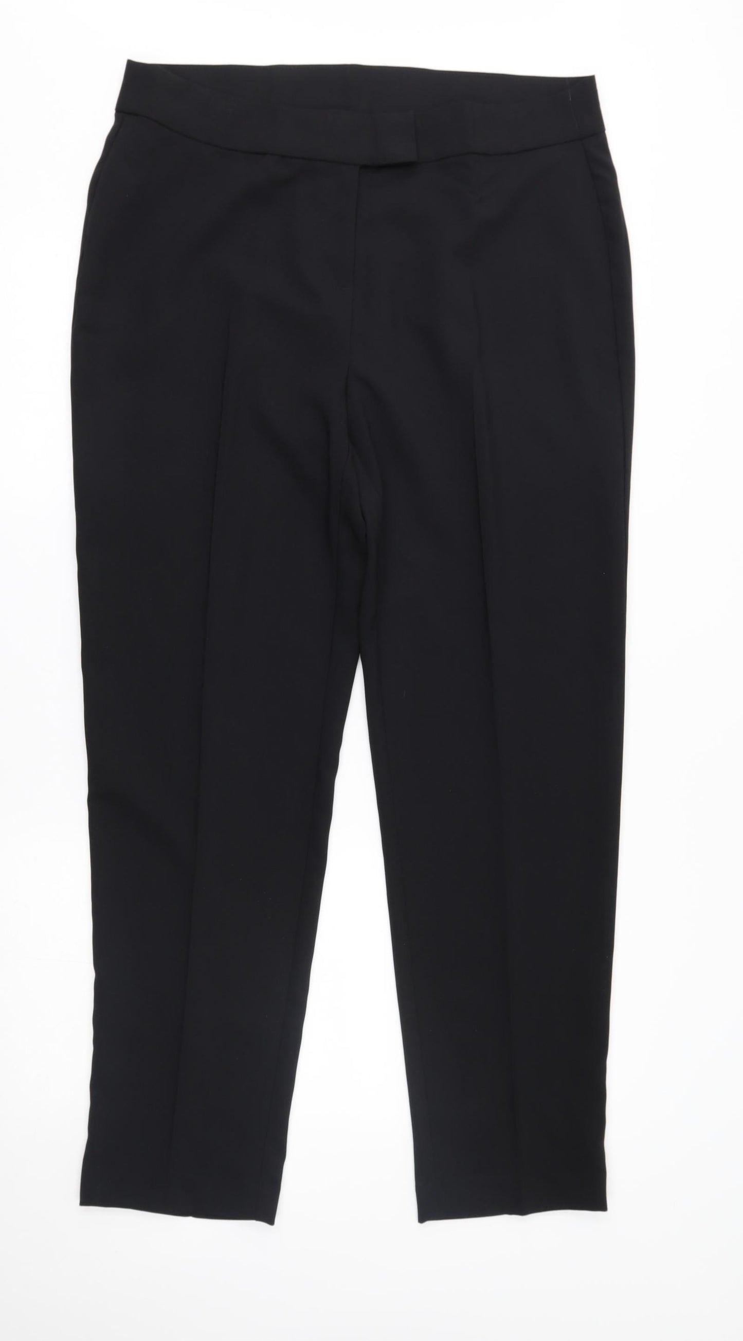 George Womens Black   Trousers  Size 16 L29 in
