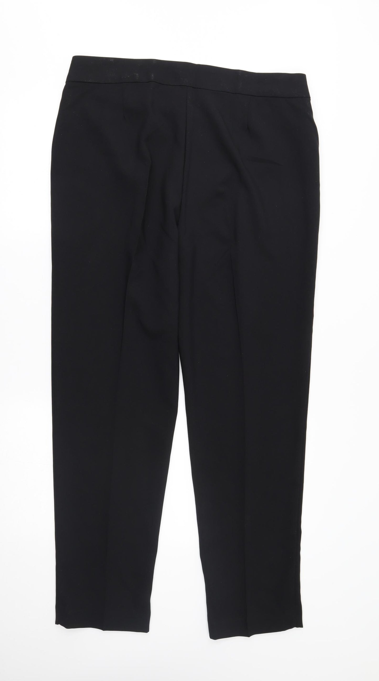 George Womens Black   Trousers  Size 16 L29 in