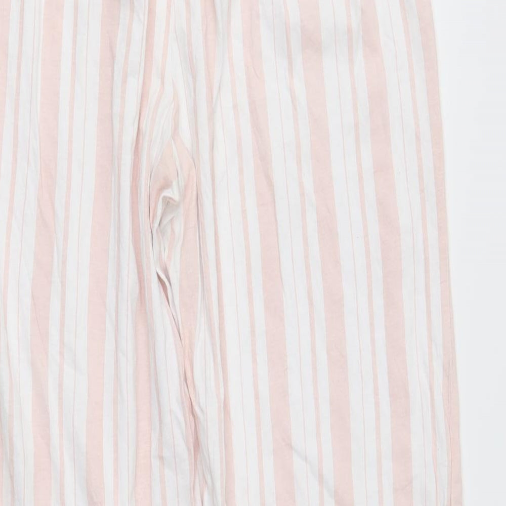 Avenue Womens Pink Striped   Pyjama Pants Size 12