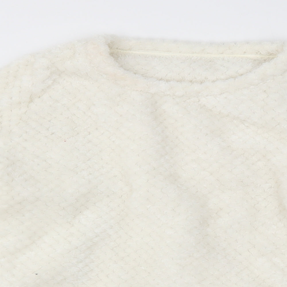 George Womens White   Pullover Jumper Size 8
