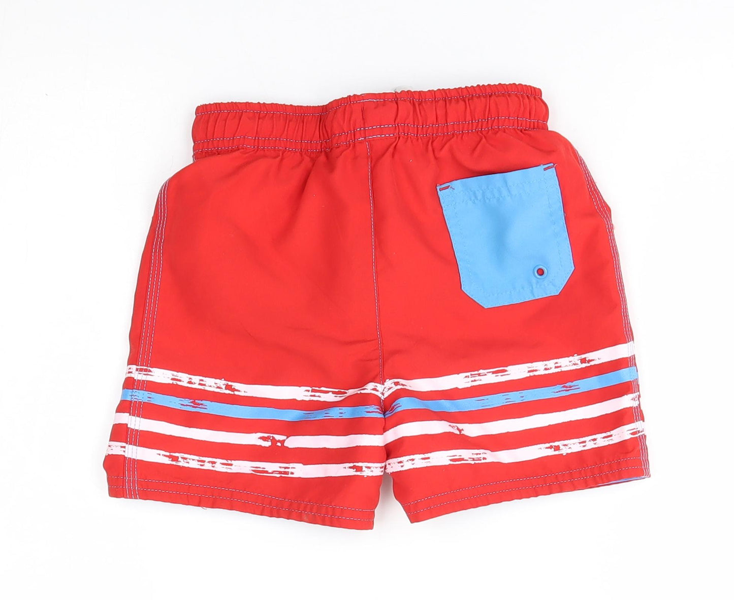 George Boys Red   Bermuda Shorts Size 4-5 Years - swim