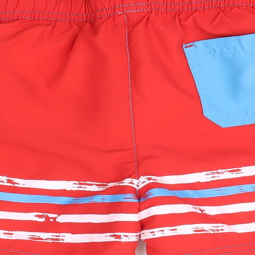 George Boys Red   Bermuda Shorts Size 4-5 Years - swim