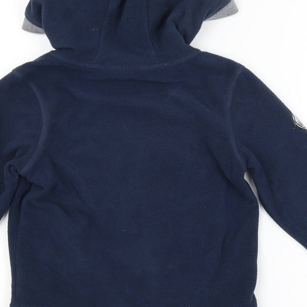 George Boys Blue   Full Zip Hoodie Size 5-6 Years