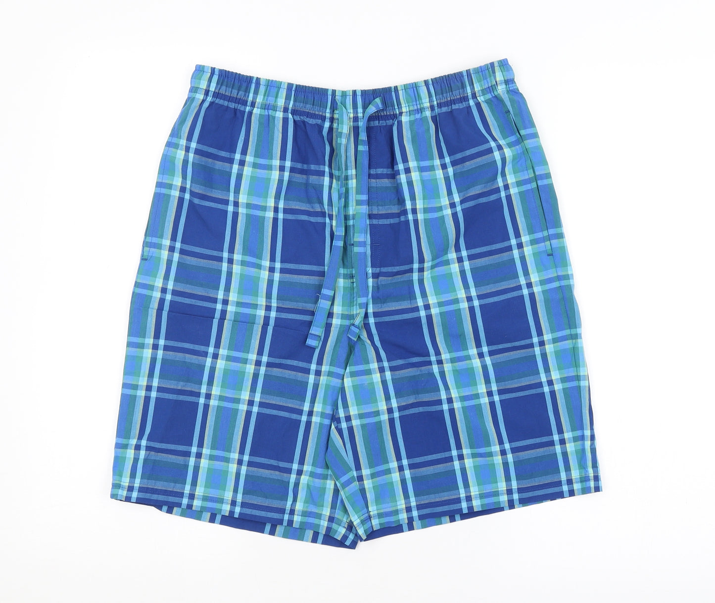 M&S Mens Blue Camouflage  Bermuda Shorts Size S