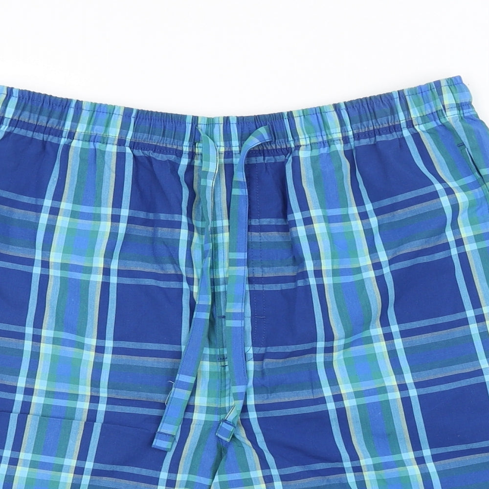M&S Mens Blue Camouflage  Bermuda Shorts Size S
