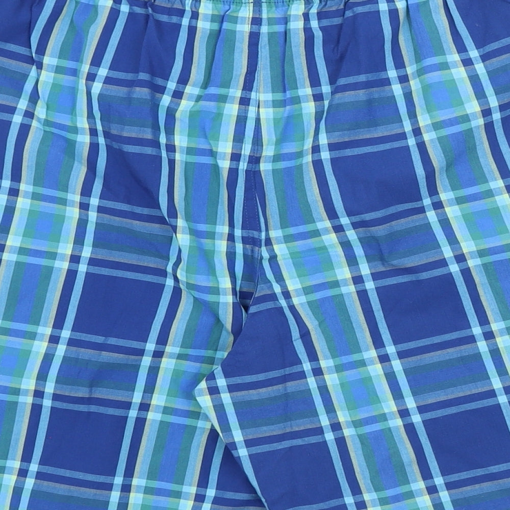 M&S Mens Blue Camouflage  Bermuda Shorts Size S