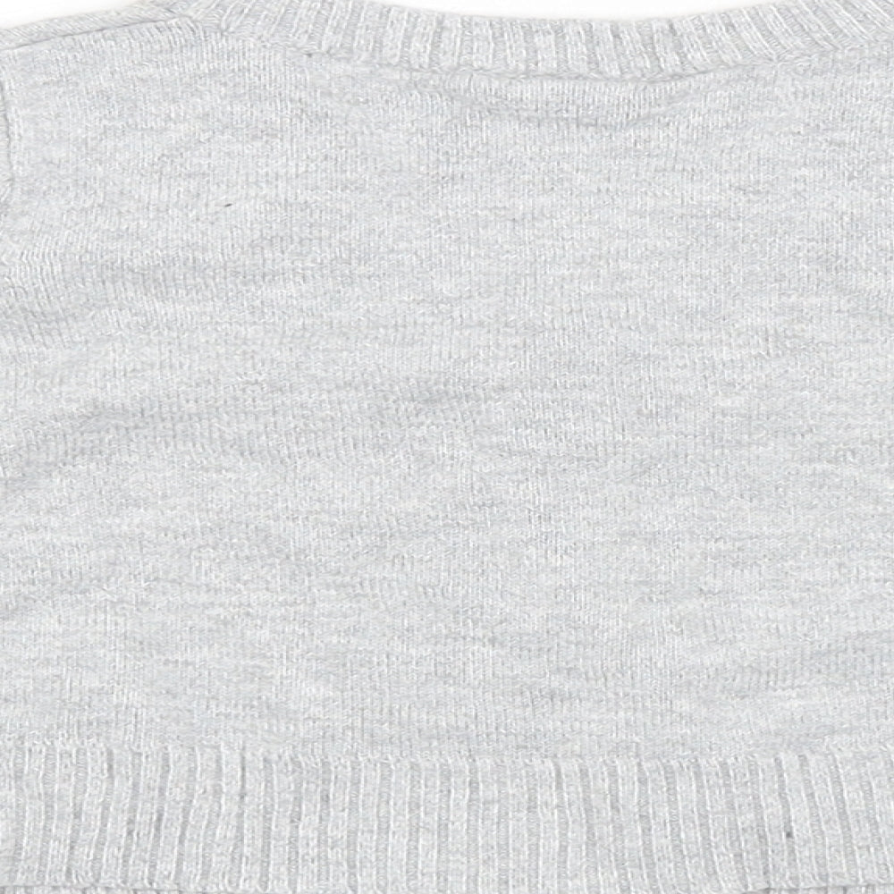 H&M Baby Grey   Cardigan Jumper Size 0-3 Months