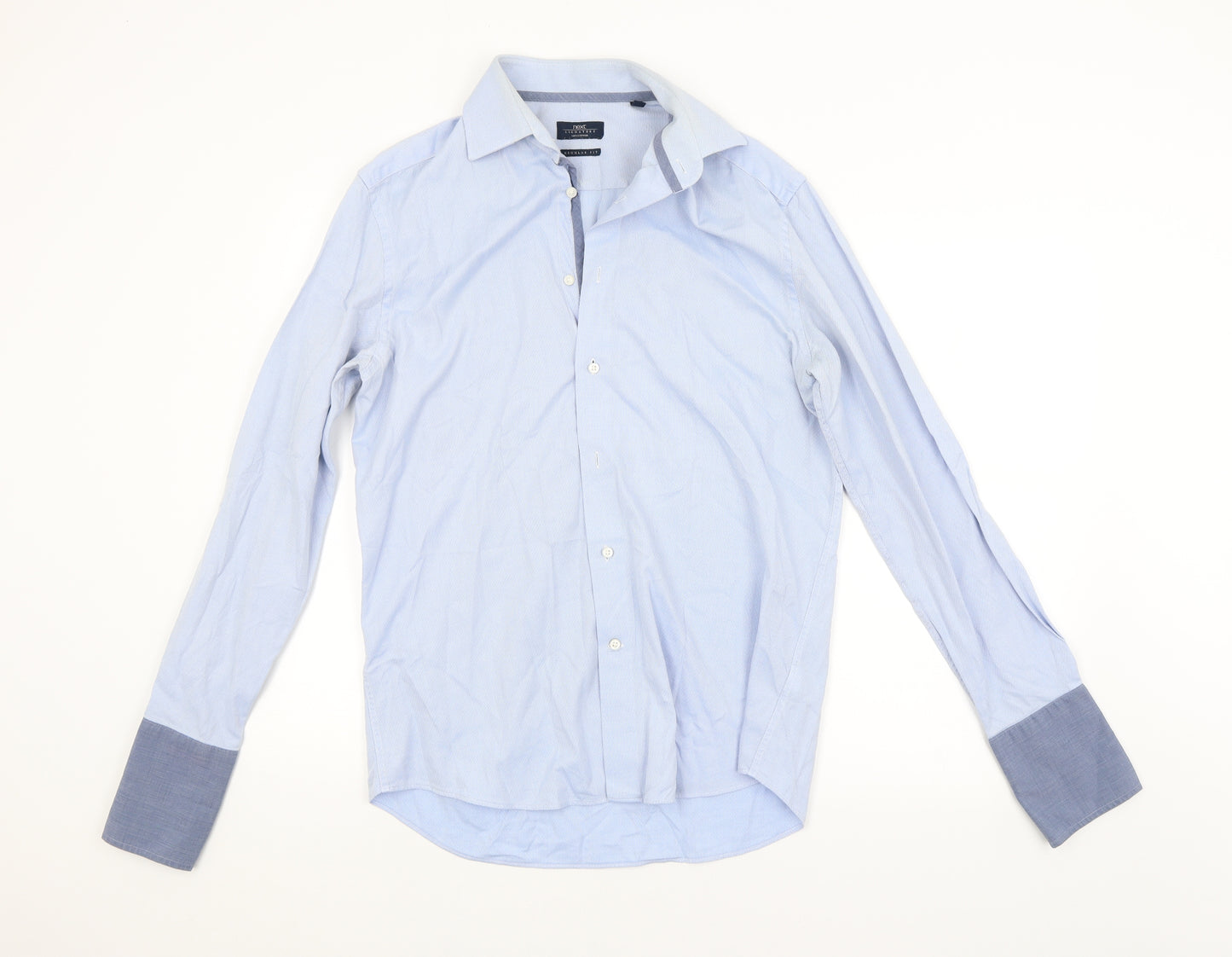 NEXT Mens Blue    Dress Shirt Size 15.5