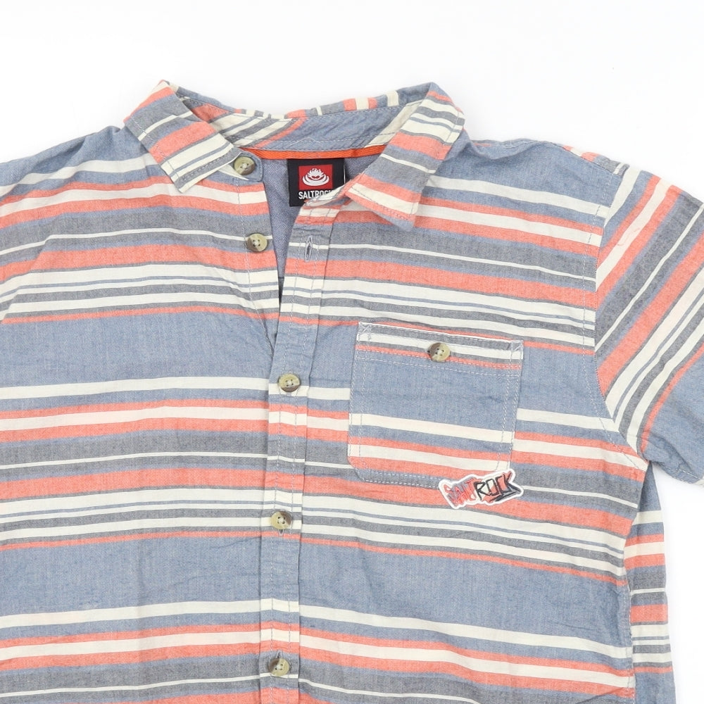 Saltrock Boys Multicoloured Striped  Basic Button-Up Size 13 Years