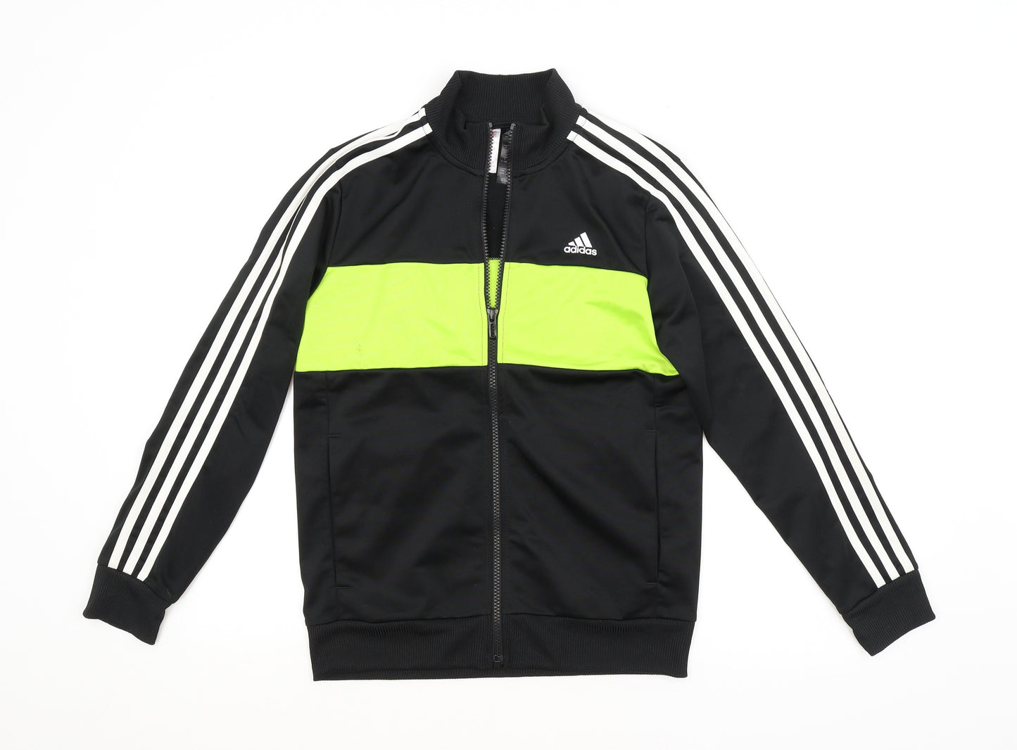 adidas Boys Black   Basic Jacket Jacket Size 11-12 Years