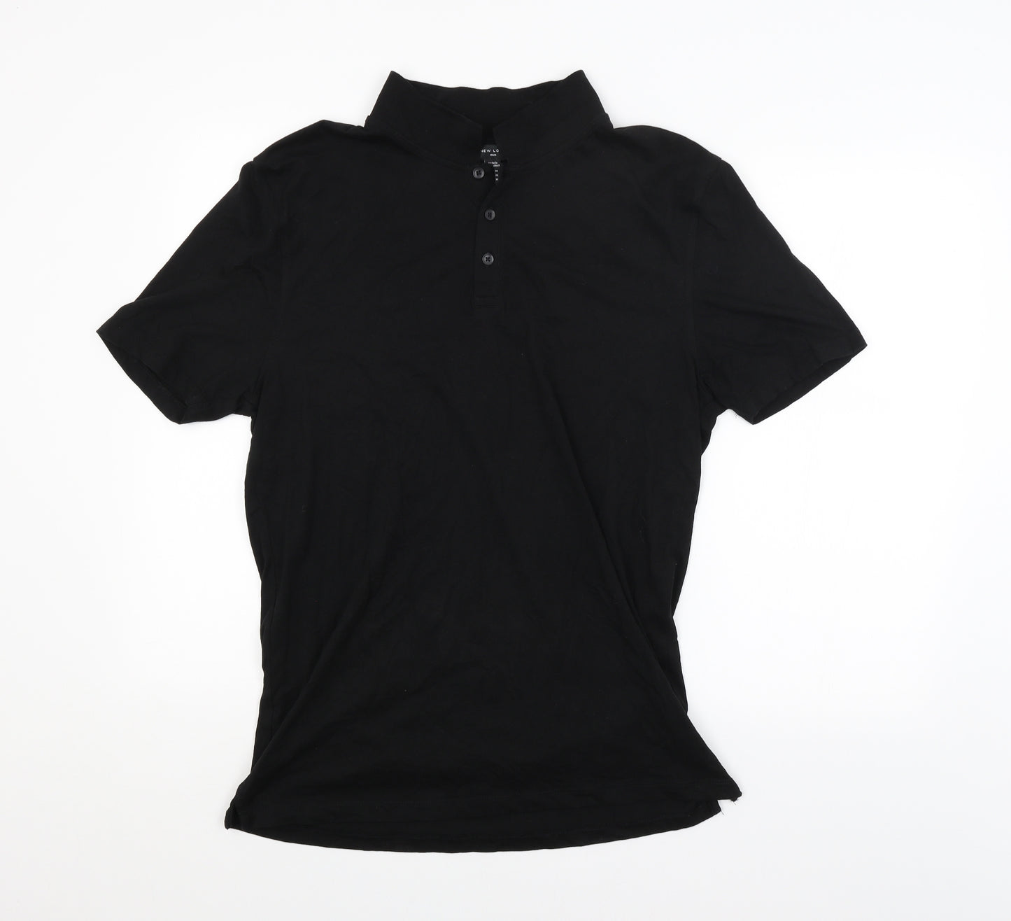 New Look Mens Black    Polo Size XL