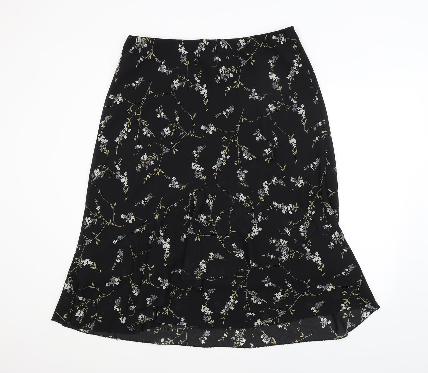 Bonmarché Womens Black   A-Line Skirt Size 14