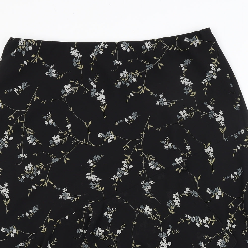 Bonmarché Womens Black   A-Line Skirt Size 14