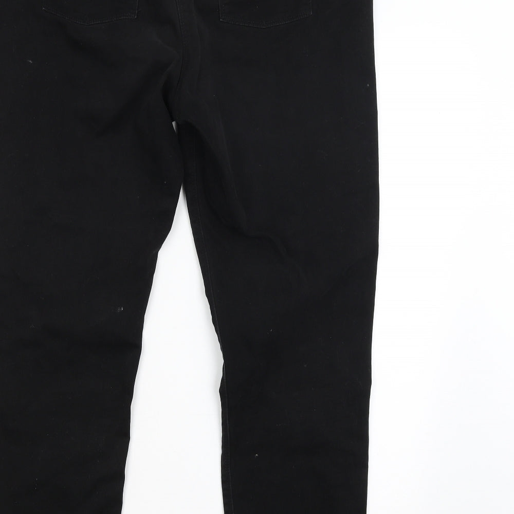 M&CO. Womens Black   Straight Jeans Size 18 L27 in