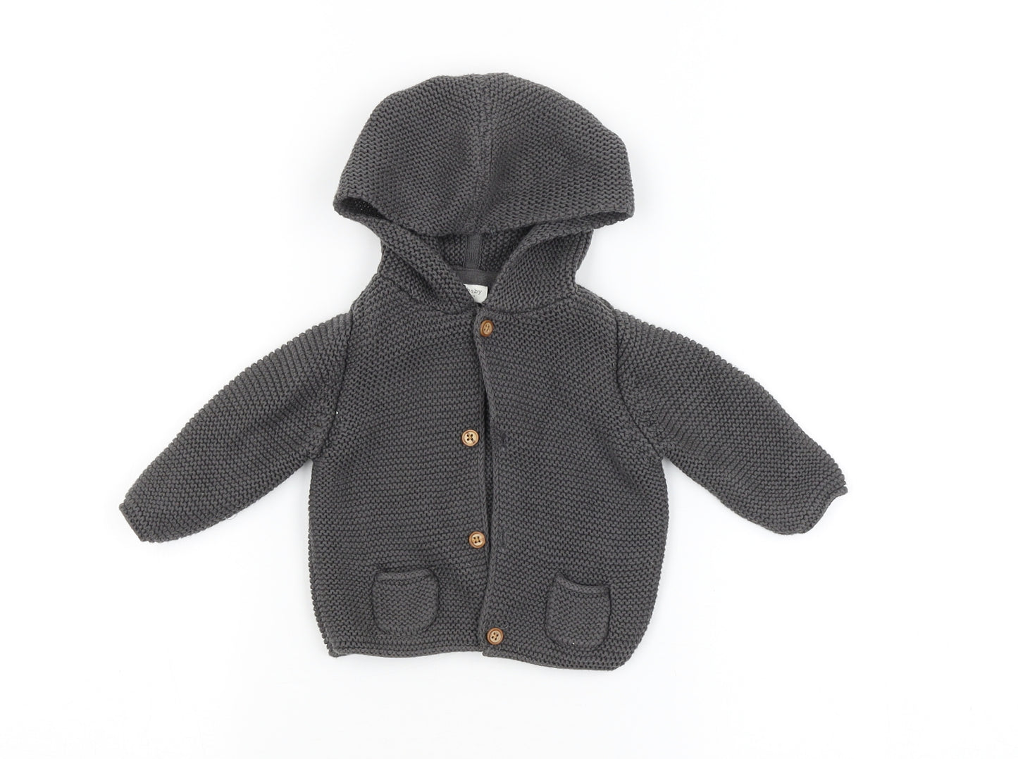 NEXT Baby Grey   Cardigan Jumper Size 0-3 Months