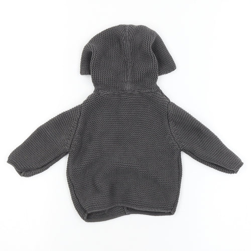 NEXT Baby Grey   Cardigan Jumper Size 0-3 Months