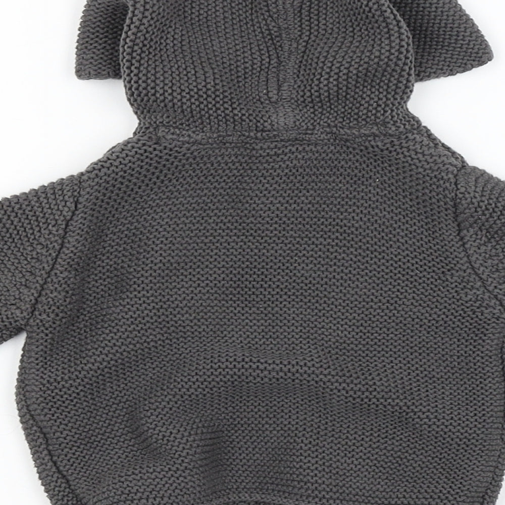 NEXT Baby Grey   Cardigan Jumper Size 0-3 Months