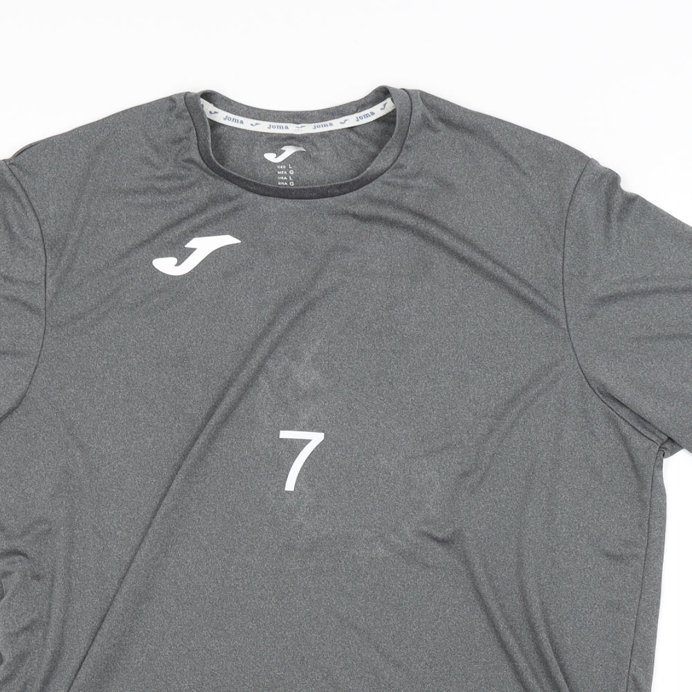 Preworn Mens Grey   Basic T-Shirt Size L