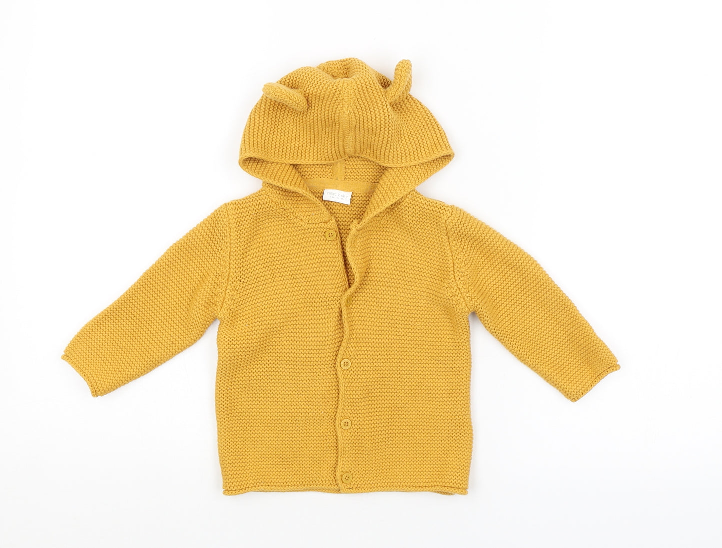 NEXT Baby Orange   Cardigan Jumper Size 6-9 Months