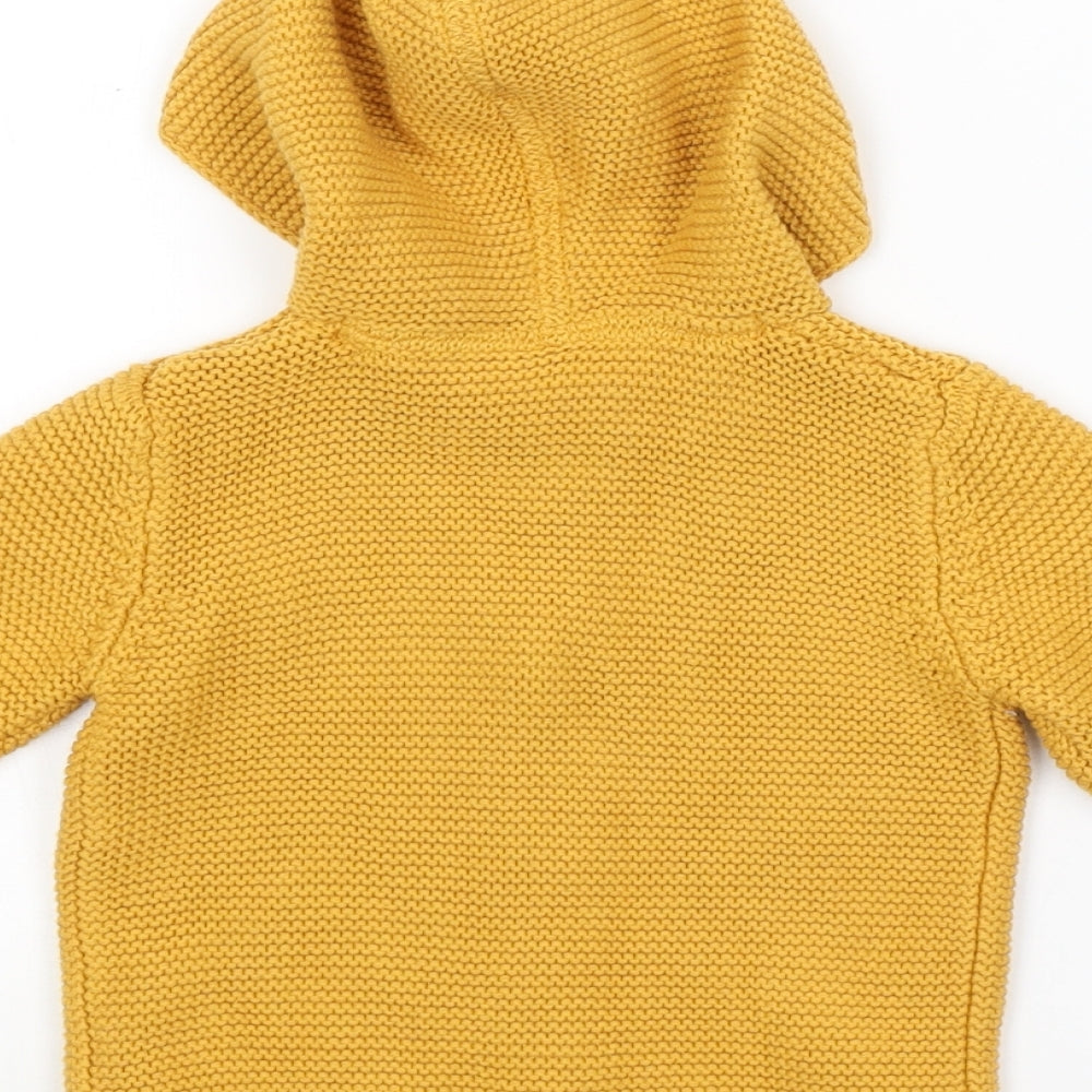 NEXT Baby Orange   Cardigan Jumper Size 6-9 Months