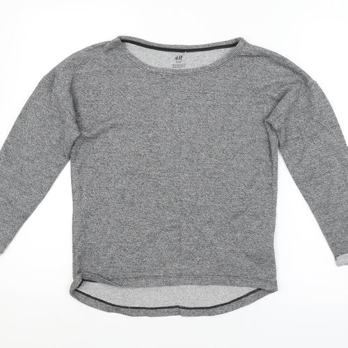 H&M Boys Grey   Pullover Sweatshirt Size 11-12 Years