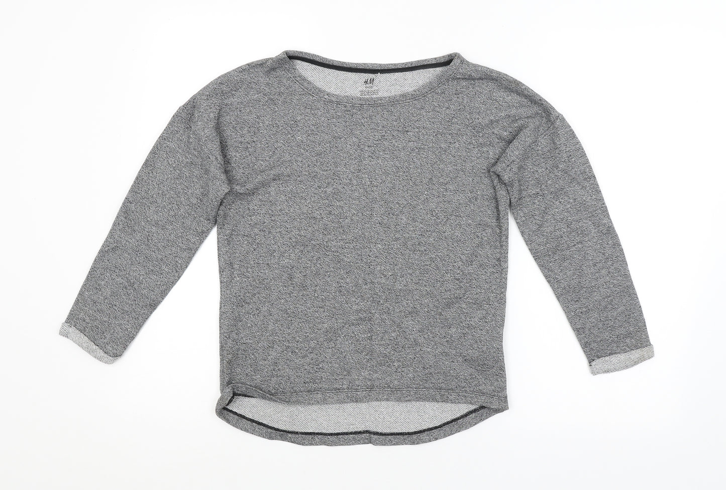 H&M Boys Grey   Pullover Sweatshirt Size 11-12 Years