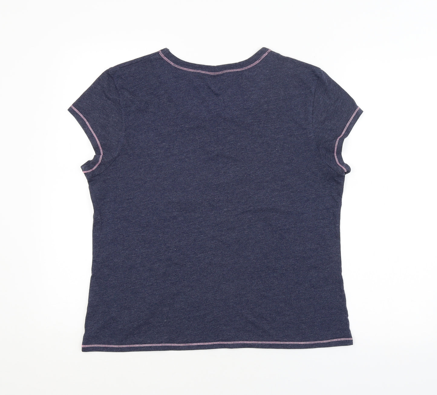LOVE TO LOUNGE Girls Purple Colourblock   Pyjama Top Size 14-15 Years