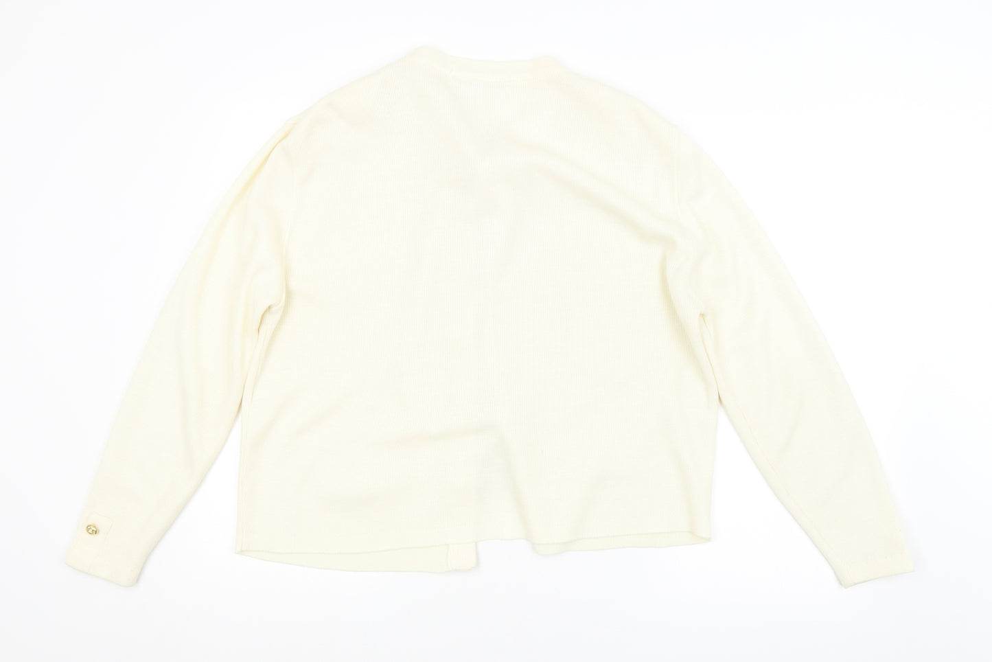 STMICHAEL Womens Yellow   Cardigan Jumper Size 14