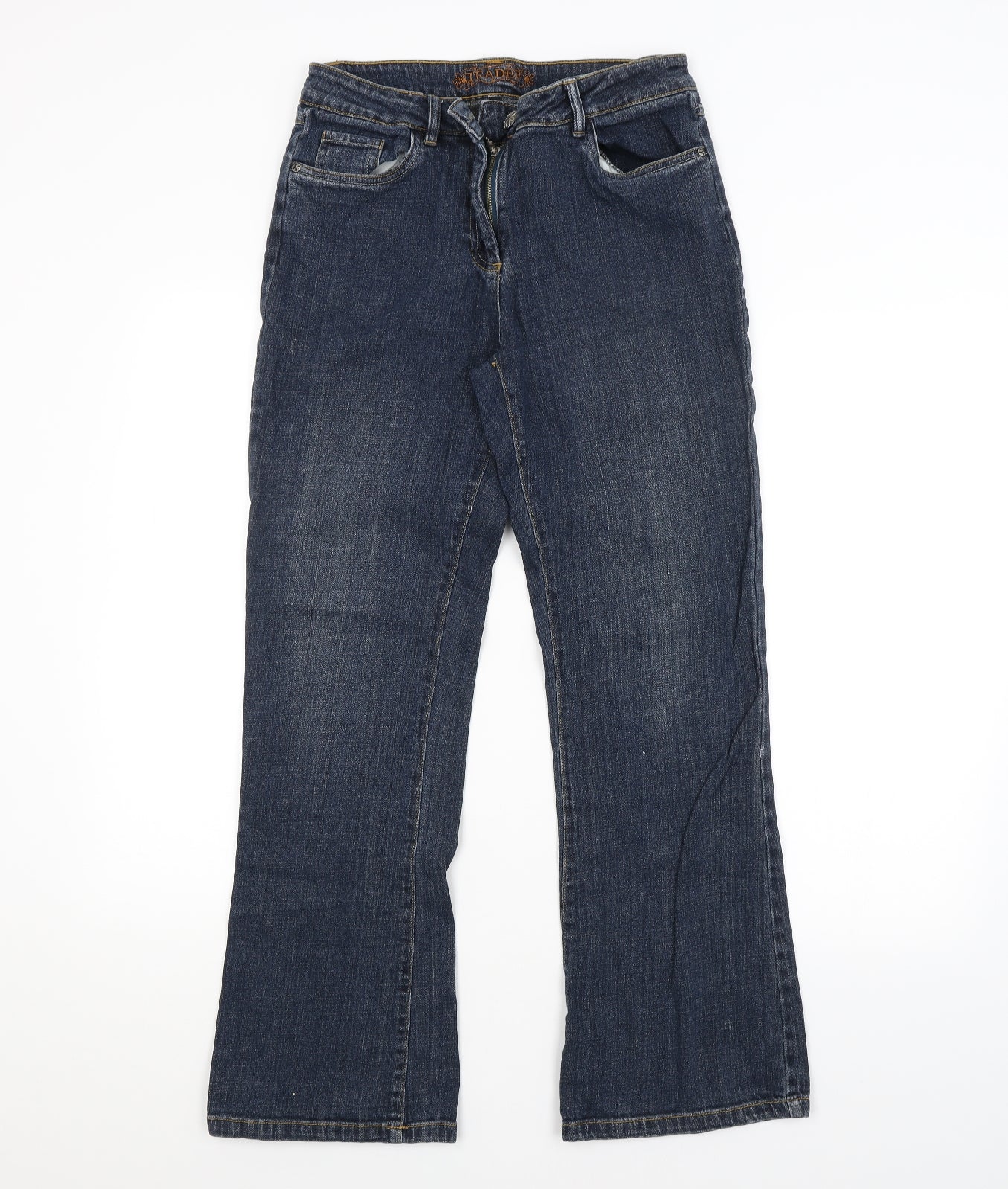Debenhams Womens Blue   Straight Jeans Size 10 L28 in
