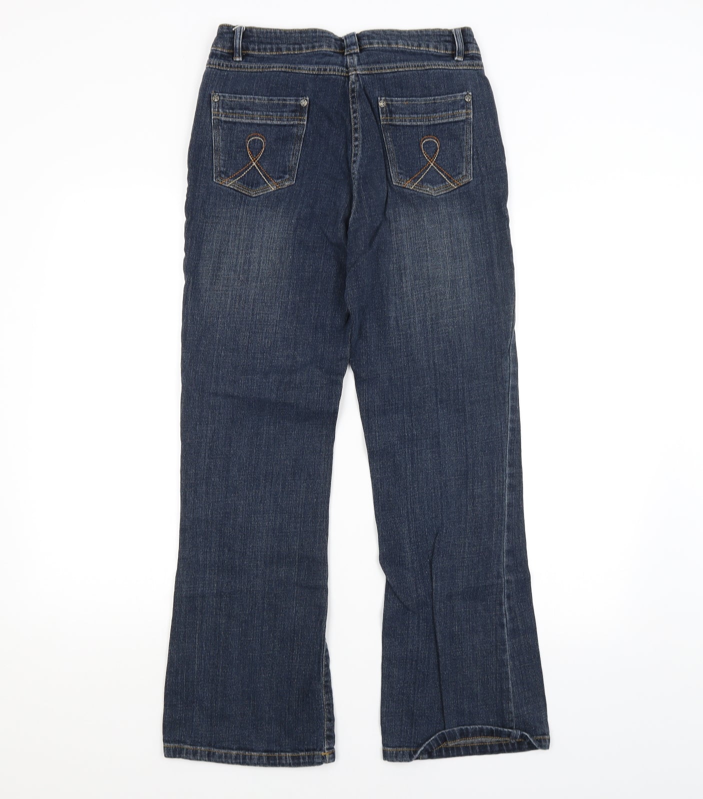 Debenhams Womens Blue   Straight Jeans Size 10 L28 in