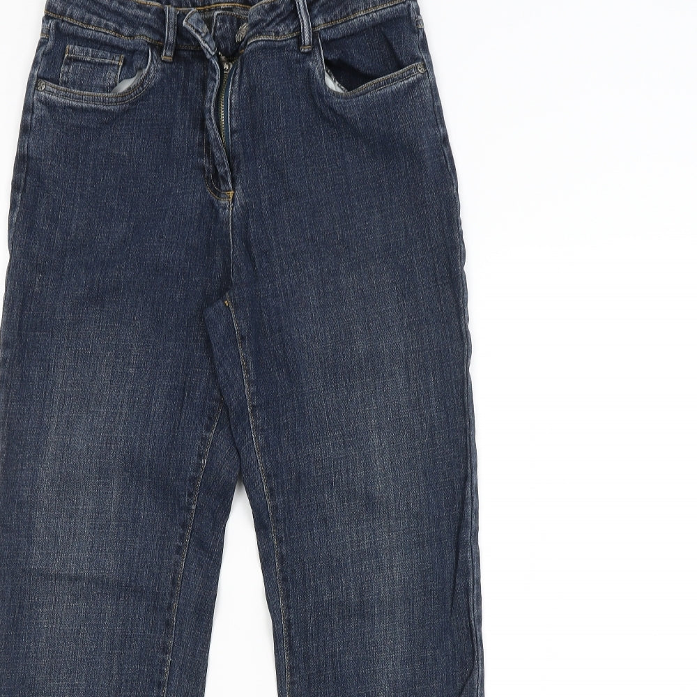 Debenhams Womens Blue   Straight Jeans Size 10 L28 in