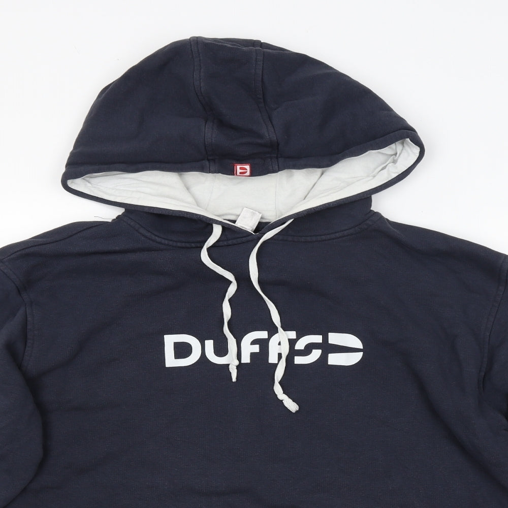 Duffs Mens Blue   Pullover Hoodie Size XL