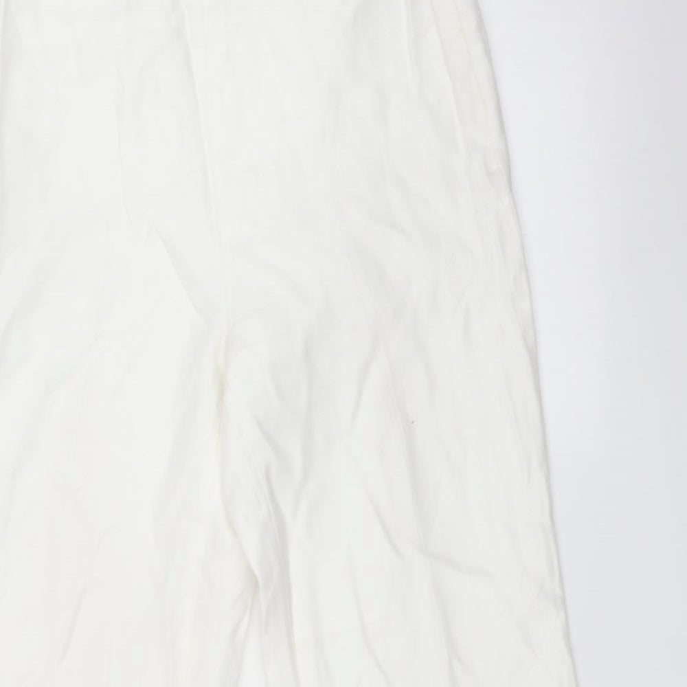 Precis Womens White   Trousers  Size 8 L30 in