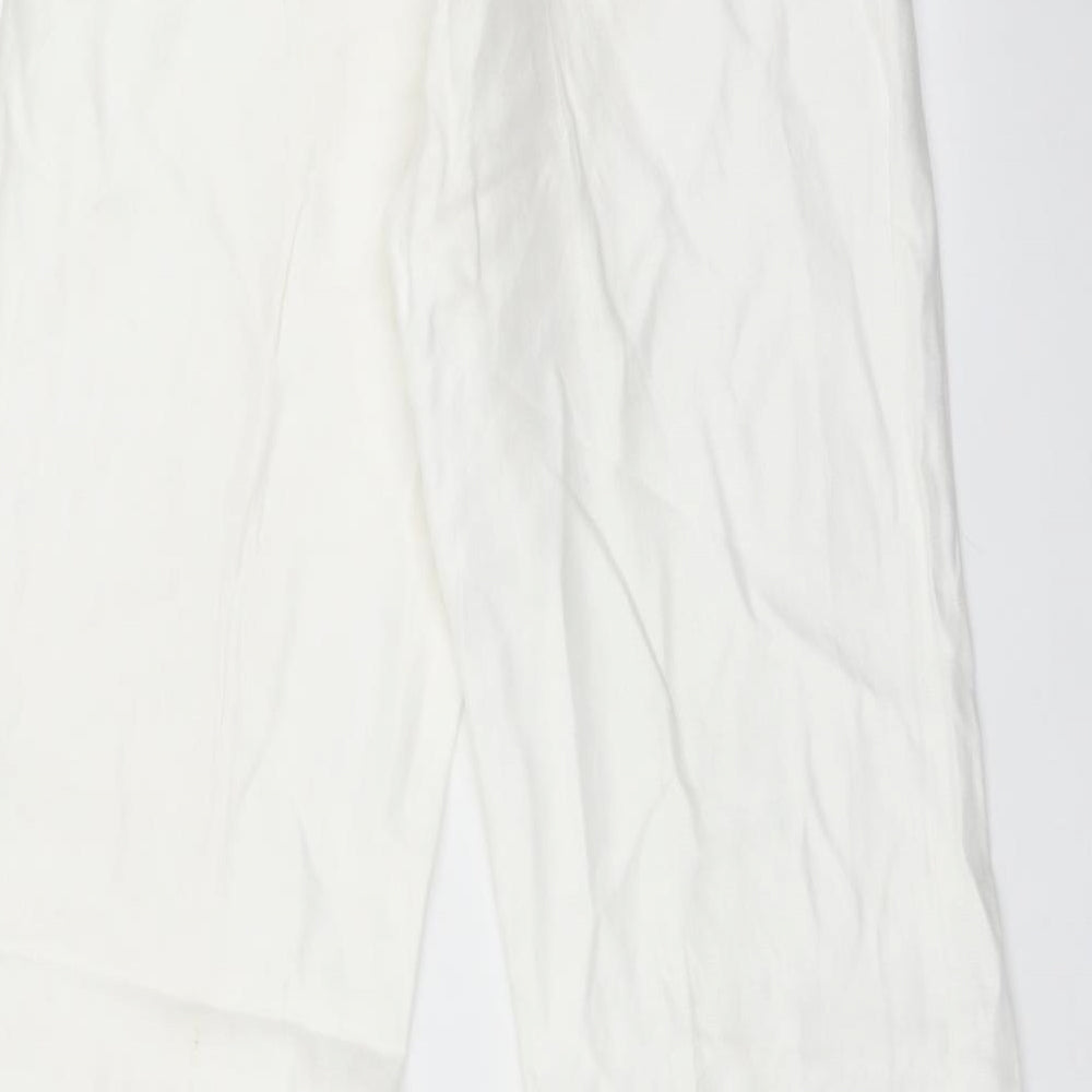 Precis Womens White   Trousers  Size 8 L30 in