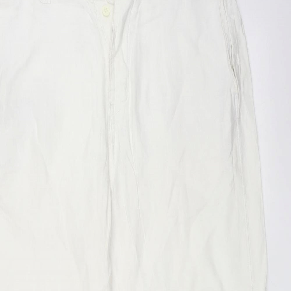NEXT Womens White   Trousers  Size 36 L31 in