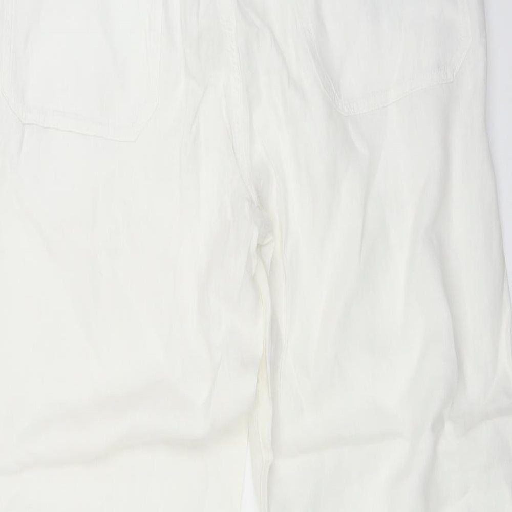 NEXT Womens White   Trousers  Size 36 L31 in
