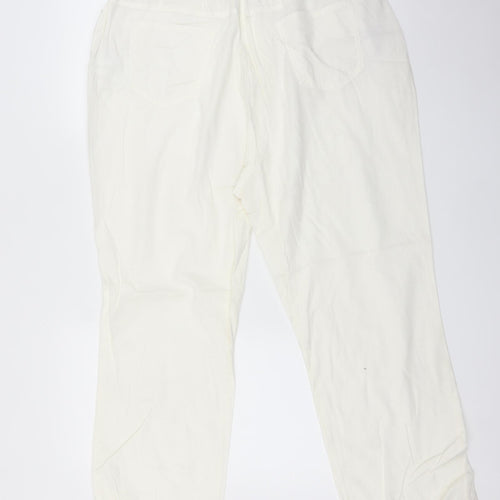 Magi waistline Womens White   Trousers  Size 18 L28 in